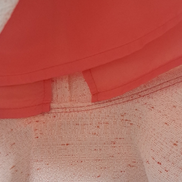Vintage New Nipon Boutique Petite  Pink Peach Skirt Set Sz 2 - Picture 11 of 13